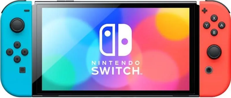 Nintendo Switch OLED Neon Blue & Red