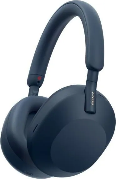 Casti Head-band Sony WH-1000XM5, Wireless/Wired, Noise Canceling, Albastru
