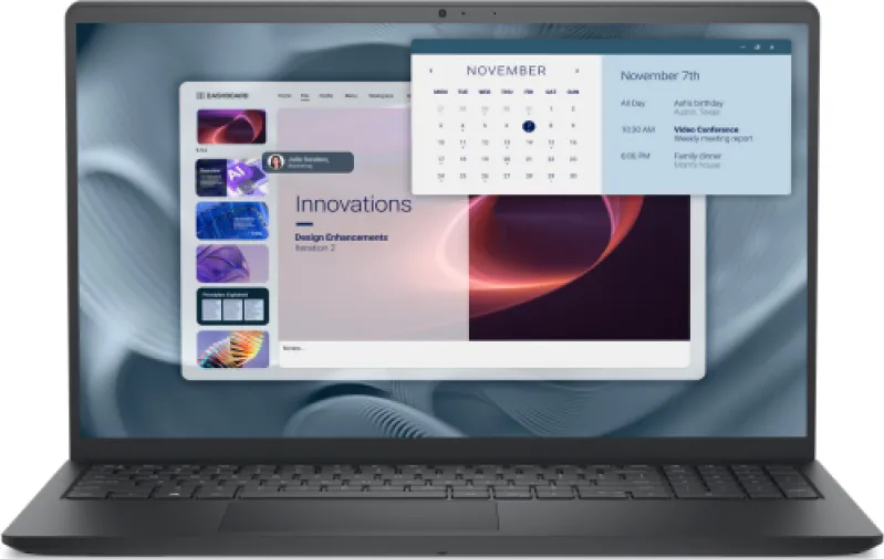 Laptop SMB Dell Pro 15 Essential PV15250, cu procesor Intel Core i7 1355U, 15.6'', IPS, 16 GB DDR5, 1 TB