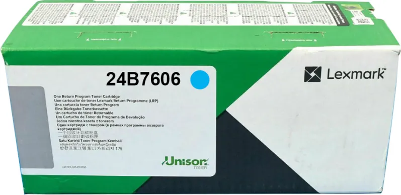 Toner Lexmark XC8355, 95x, 96x, Cyan