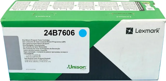 Toner Lexmark XC8355, 95x, 96x, Cyan