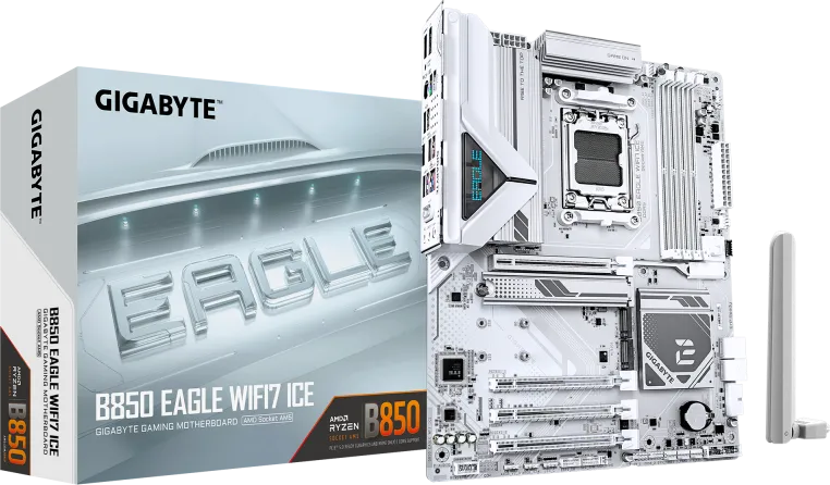 Placa de baza Gigabyte B850 Eagle WIFI7 ICE, Socket AM5, DDR5, ATX