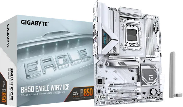 Placa de baza Gigabyte B850 Eagle WIFI7 ICE, Socket AM5, DDR5, ATX