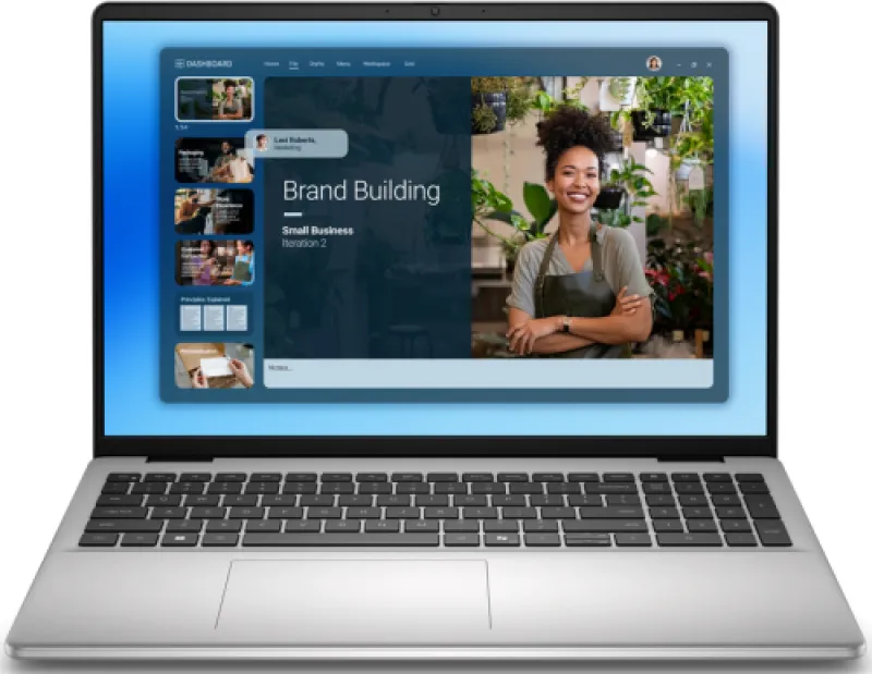 Laptop SMB Dell 16 DC16251, cu procesor Intel Core 7 150U, 16'' IPS, 32 GB DDR5, 1 TB, Intel Graphics