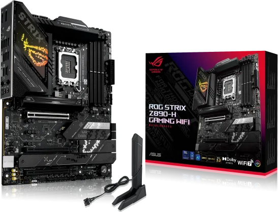 Placa de baza ASUS ROG Strix Z890-H Gaming WIFI, LGA 1851, DDR5, ATX