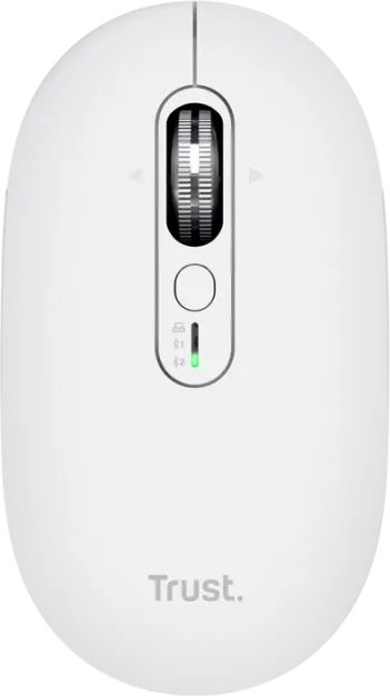 Mouse Wireless Trust Seron Slim Multi, 3200 DPI, Alb