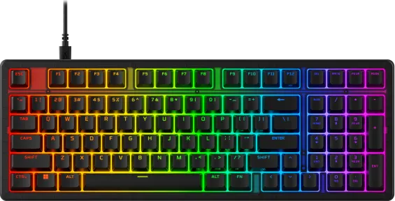 Tastatura gaming HyperX Origins 21800, membrana, lungime cablu 1.8m, iluminare RGB (16,777,216 colors)