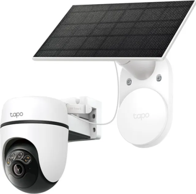 Solar Cam 2K Pan/Tilt (2-Cam Kit) HB112, 1/2.8" CMOS Sensor, 2× 850nm IR LED, 2× LED(Color Temperature: 3000K)