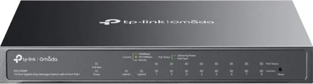Switch TP-Link ES210GMP, Gigabit, 10 porturi
