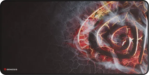 Mousepad Gaming Genesis Carbon 500 Maxi Lava G2, 900 x 450 mm, Multicolor
