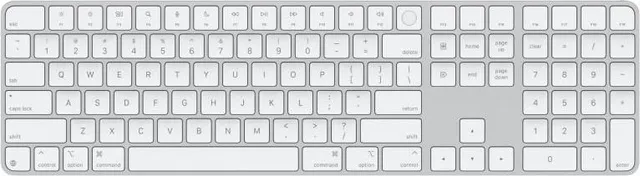 Apple Magic Keyboard (2024) w Touch ID and Numeric Keypad - US English - Keys