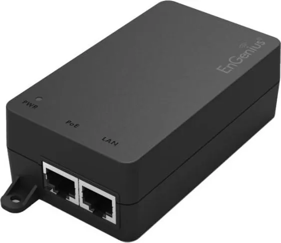Adaptor POE EnGenius Indoor, 1 port GbE 110~240VAC-in 802.af/at, 54V/0.6A-out