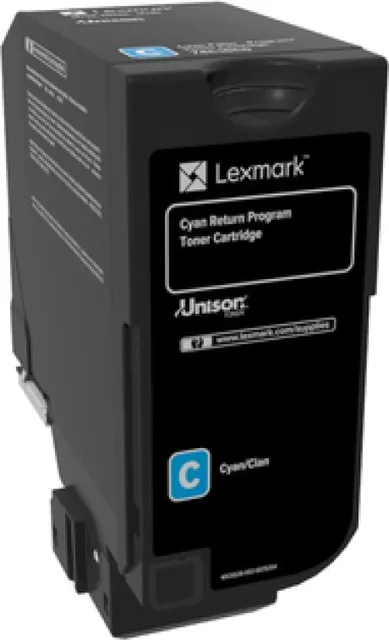 Toner Lexmark 74C20C0, Cyan