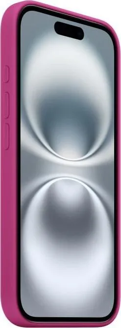 iPhone 16 Silicone Case with MagSafe - Fuchsia