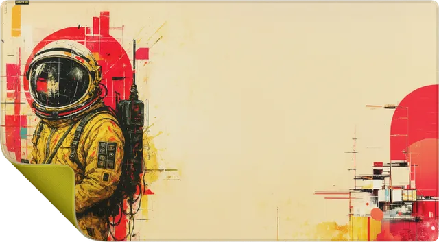 Mousepad Gaming Hator Tonn EVO 3XL Astronaut, 1000 x 550 mm, Multicolour