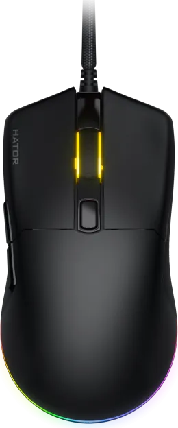 Mouse Gaming Hator Pulsar 3, 12000 dpi, negru