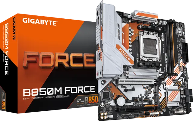 Placa de baza Gigabyte B850M Force, Socket AM5, DDR5, Micro-ATX