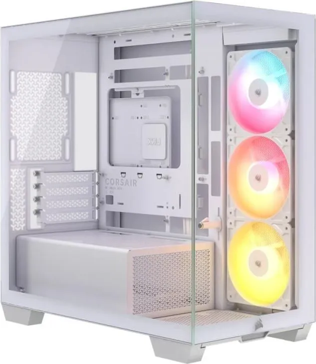 Carcasa Corsair 2800X RS-R ARGB, Mid Tower, White