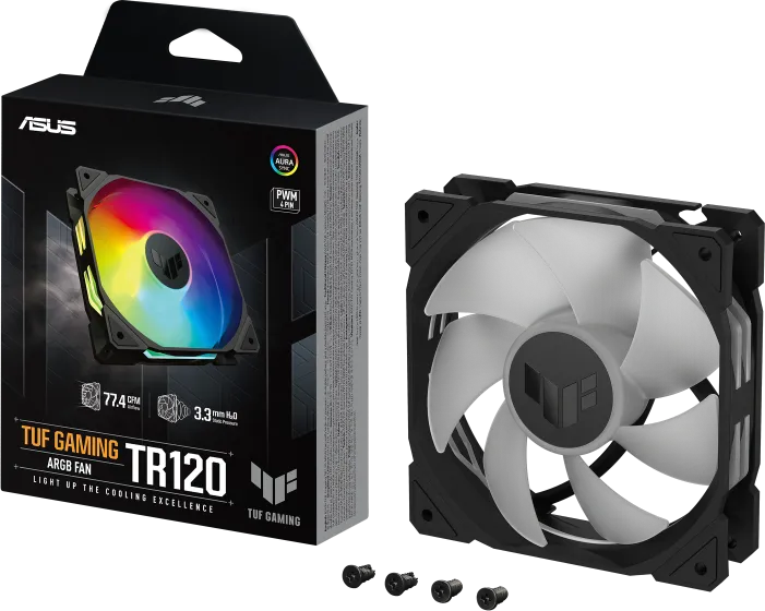 Ventilator Carcasa ASUS TUF Gaming TR120 ARGB, 12 cm, 2200 RPM, RGB