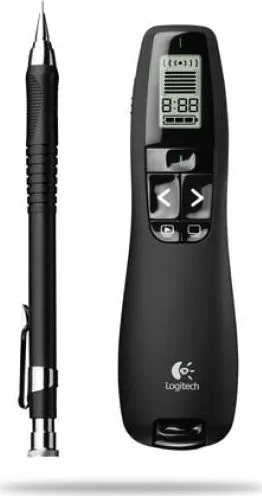 Presenter video Logitech R800 - Wireless, LCD timer, laser pointer