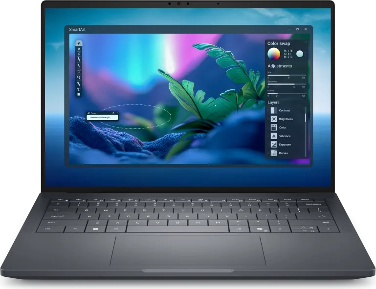 Laptop Business DELL Pro Max 14 Premium MA14250, cu procesor Intel Core Ultra 7 265H, 14'', WVA, 32 GB LPDDR5x