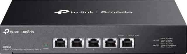 Switch TP-Link Omada DS105X, 10G+, 5 porturi