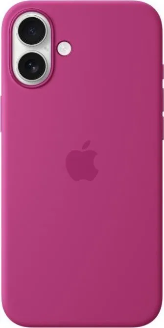 iPhone 16 Plus Silicone Case with MagSafe - Fuchsia