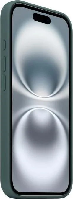 iPhone 16 Silicone Case with MagSafe - Lake Green