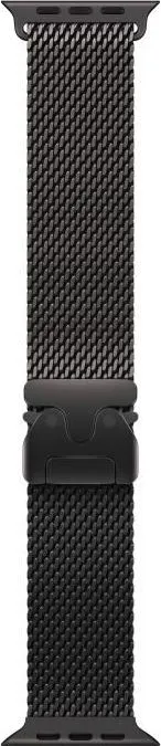 Curea pentru Apple Watch 49mm Black Titanium Milanese Loop - Large