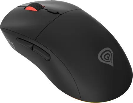 Mouse Wireless Genesis Zircon XIII, 26000 DPI, Negru