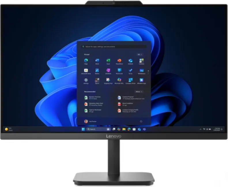 All-in-One Lenovo V105 24 cu procesor AMD Ryzen 5 40 pana la 4.3GHz, 23.8", Full HD, IPS, 16GB LPDDR5