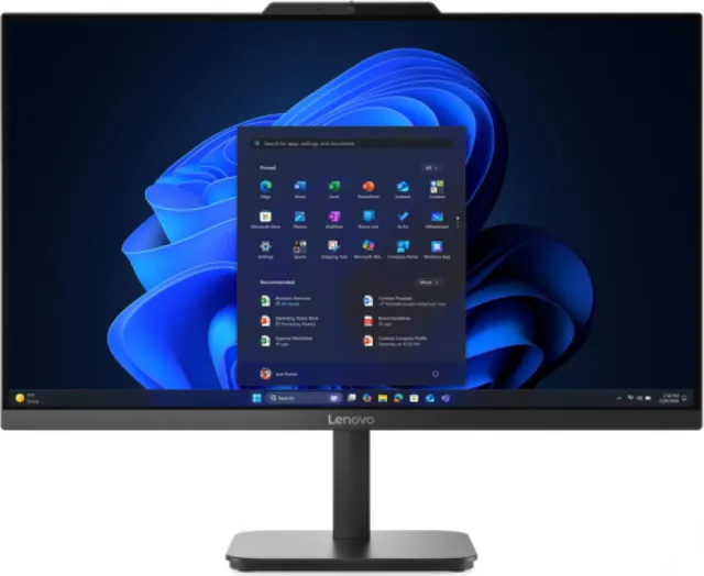 All-in-One Lenovo V105 24 cu procesor AMD Ryzen 5 40 pana la 4.3GHz, 23.8", Full HD, IPS, 16GB LPDDR5