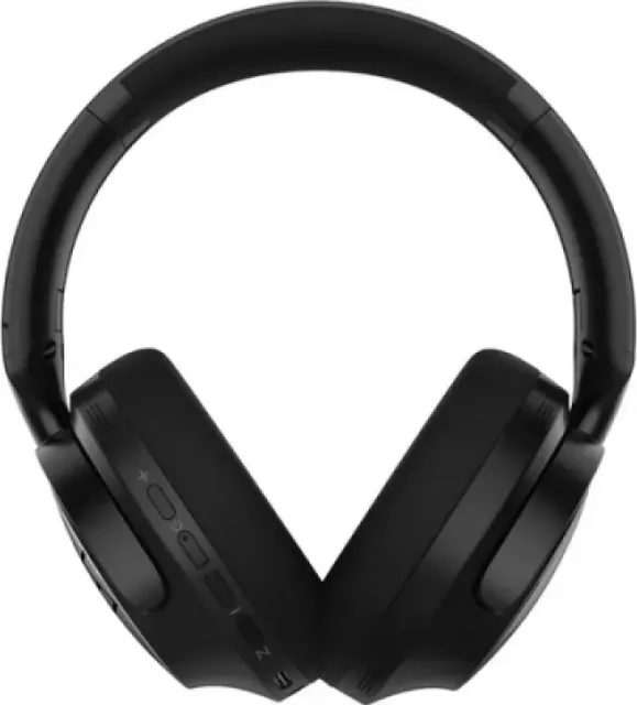 Casti Over-ear PowerLocus MoonFly, Wireless/Wired, Noise Canceling, Negru
