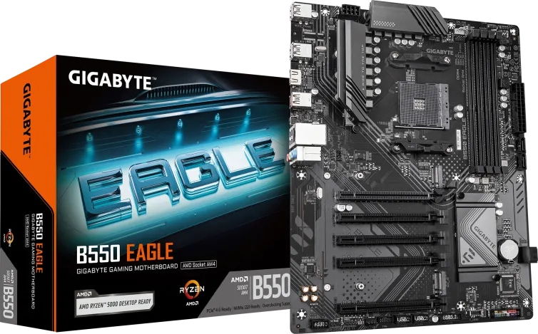 Placa de baza Gigabyte B550 Eagle, Socket AM4, DDR4, ATX