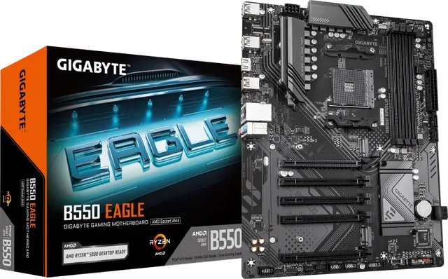Placa de baza Gigabyte B550 Eagle, Socket AM4, DDR4, ATX
