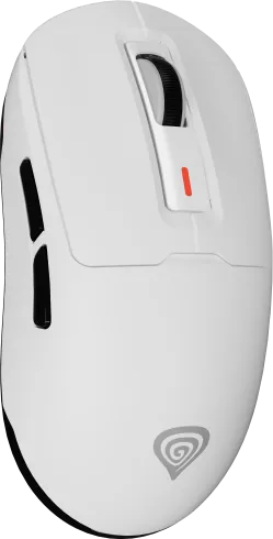 Mouse Wireless Genesis Zircon 660, 12000 DPI, Alb