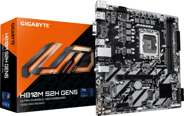 Placa de baza Gigabyte H810M S2H GEN5, Socket 1851, DDR5, Micro-ATX