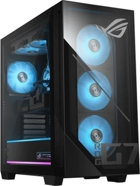 Desktop Gaming ASUS ROG G700TZ cu procesor AMD AMD Ryzen 7 9800X3D pana la 5.2 GHz, 32 GB DDR5, 1TB SSD