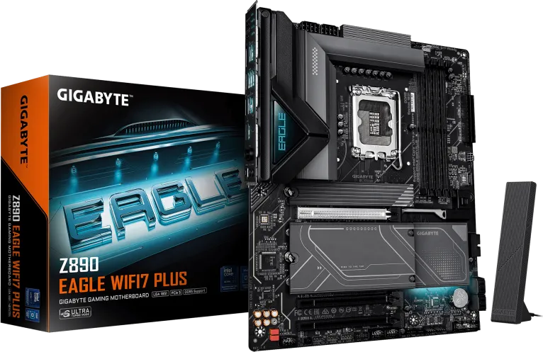 Placa de baza Gigabyte Z890 Eagle WIFI7 PLUS, Socket 1851, DDR5, ATX
