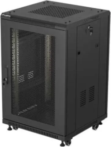 Dulap rack 19" perete 18U/600X600 (FLAT PACK) WITH MESH DOOR, Self- assembly, greutate maxima suportata 800 kg