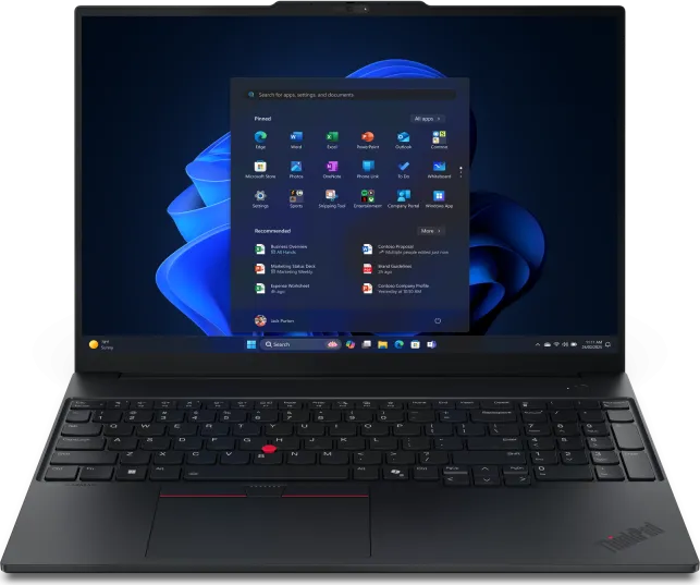 Laptop Business Lenovo ThinkPad E16 Gen 3 (Intel) Copilot+ PC, cu procesor Intel Core Ultra 5 228V, 512 GB