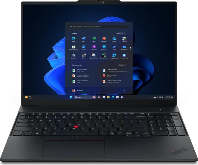 Laptop Business Lenovo ThinkPad E16 Gen 3 (Intel) Copilot+ PC, cu procesor Intel Core Ultra 5 228V, 512 GB