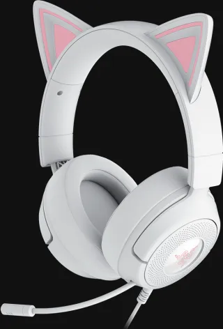 Casti Gaming Head-band Razer Kraken Kitty V3 X, Wired, Alb