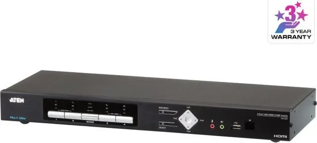Switch KVM desktop ATEN CM1284. Tastatură de