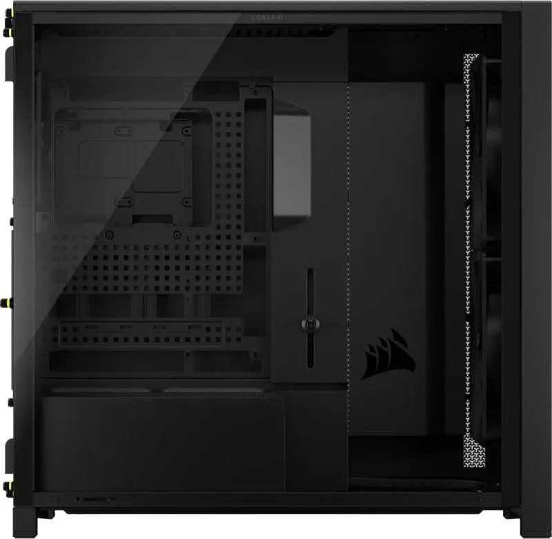 Carcasa Corsair Frame 5000D WOOD RS, RGB, Mid Tower, Black