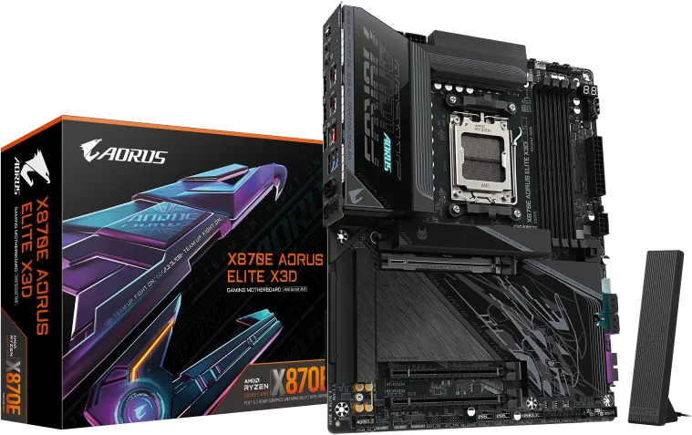 Placa de baza Gigabyte X870E Aorus Elite X3D, Socket AM5, DDR5, ATX