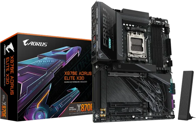 Placa de baza Gigabyte X870E Aorus Elite X3D, Socket AM5, DDR5, ATX