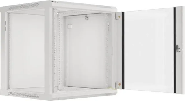Dulap rack 19" perete 12U / 600x600 (flat pack) V2 gri