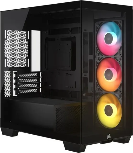 Carcasa Corsair 2800X RS-R ARGB, Midi Tower, Black