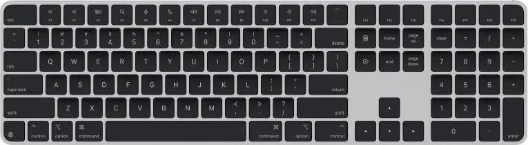 Apple Magic Keyboard (2024) w Touch ID and Numeric Keypad - US English - Black Keys